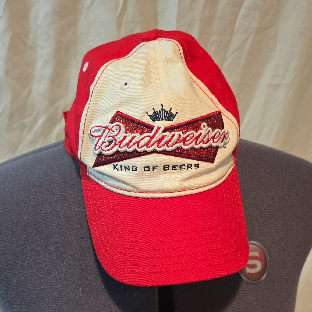 Budweiser Red and White Cap